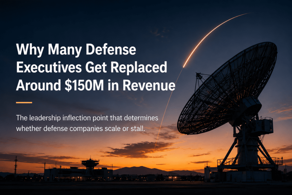Defense leadership scaling in aerospace and defense companies